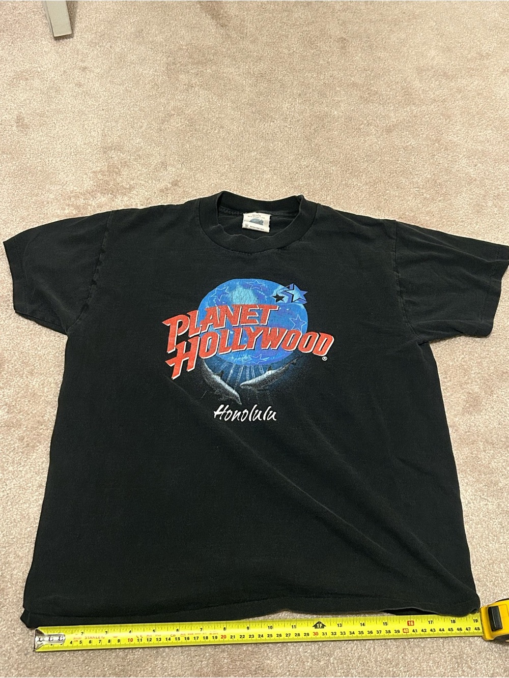 Planet Hollywood Honolulu Black Graphic Tee